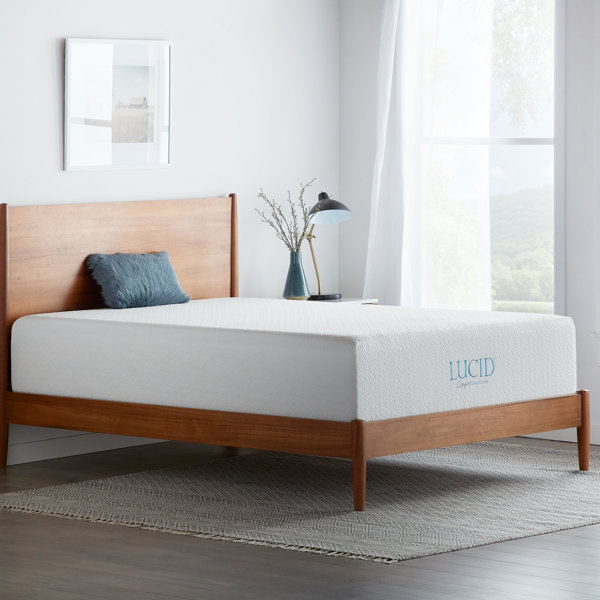 Lucid 16 inch plush deals gel memory foam